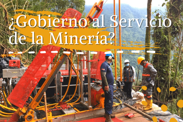 Gobierno al servivio de la minería portada